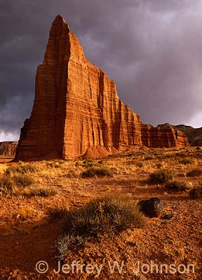 Temple of Sun Sunset