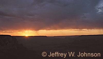Grand Canyon Sunset 1978 d N