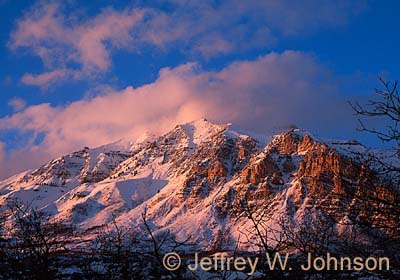 Timpanogos Sunset 3 03 2002