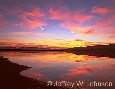 Utah Lake Sunset 1 102601