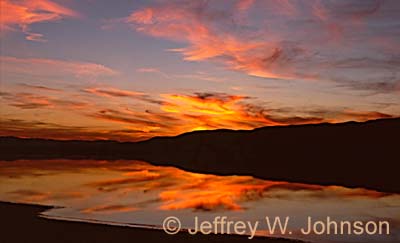 Utah Lake Sunset 2 102601