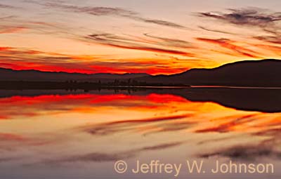 Utah Lake Sunset 2 NS 1001