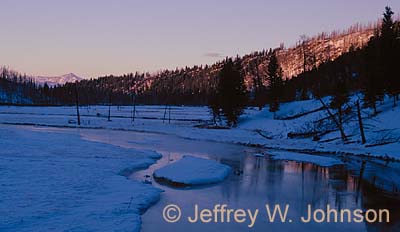 YNP Sunset River N
