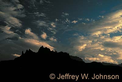 Zion Spire Sunset