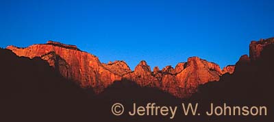 Zion Towers of Virgin Pan 48
