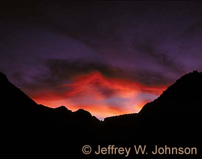Zion White Cliff Sunrise