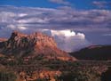 Zion Sunset Red Rocks & Clouds